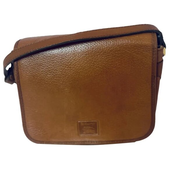 Burberrys Olympia leather crossbody bag Nova check lining VINTAGE LONDON - Picture 1 of 8